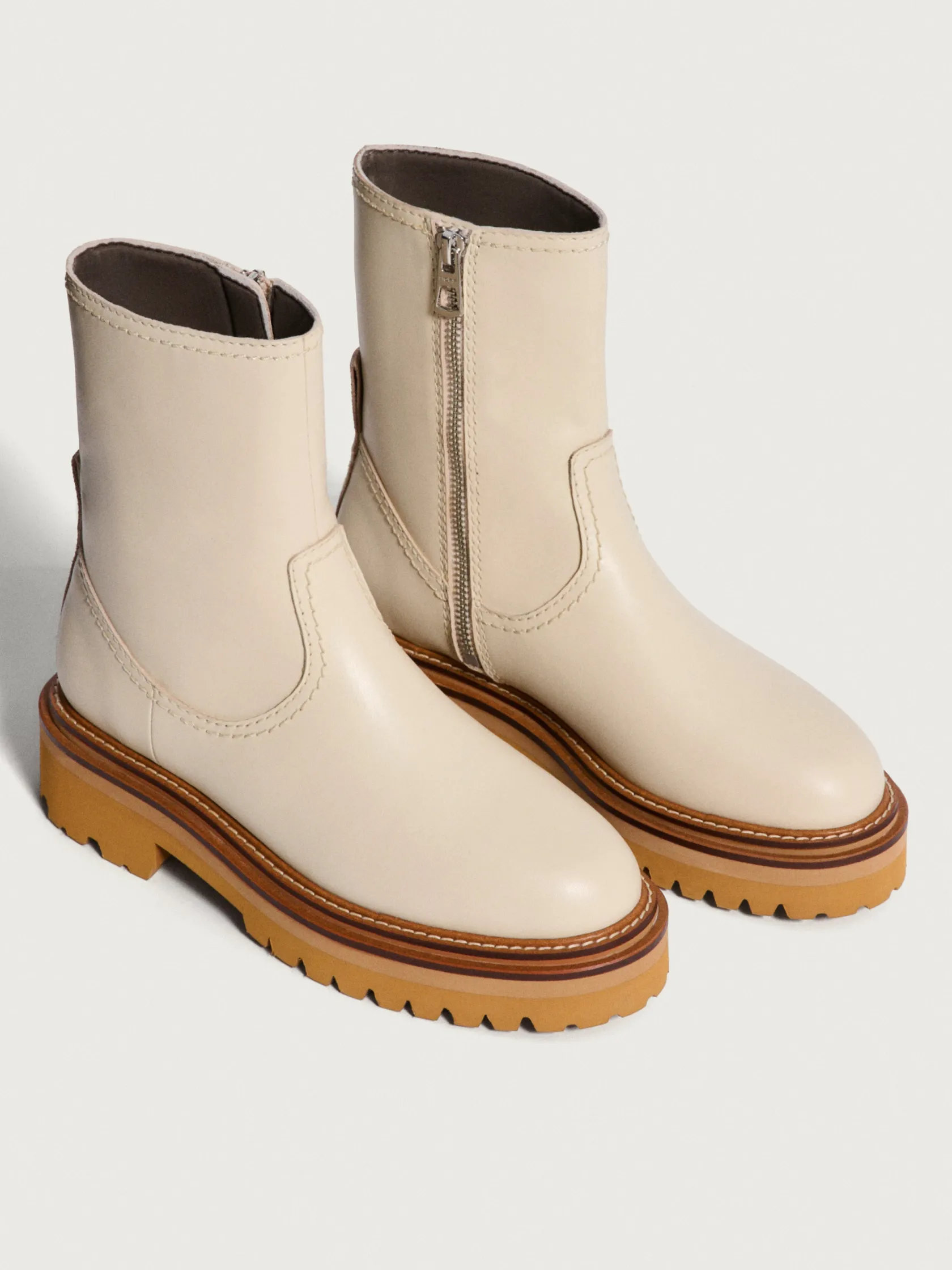 HOFF Botas Y Botines^BOTA PIEL OFFICE OFF WHITE