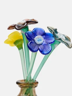 HOFF Decoración|Decoración^MOUTHBLOWN CRYSTAL FLOWER BROWN